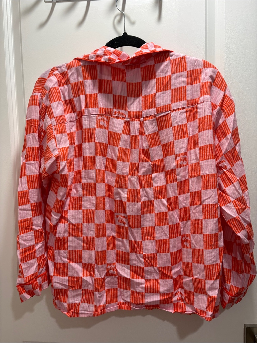Checked Red & Pink Button-Up Shirt - Picture 2 of 3
